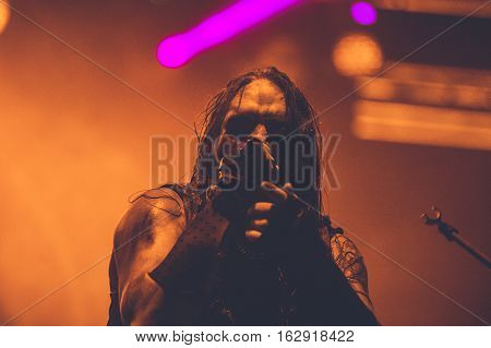 TOLMIN, SLOVENIA - JULY 26TH: SWEDISH BLACK METAL BAND MARDUK PERFORMING AT METALDAYS FESTIVAL ON JULY 26TH, 2016 IN TOLMIN, SLOVENIA
