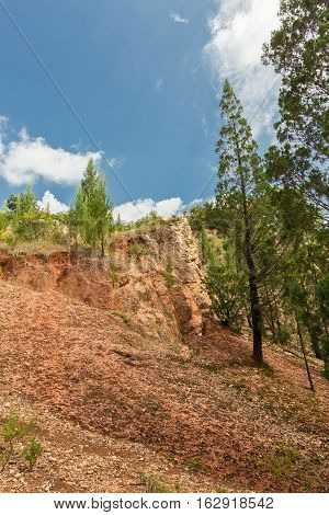 Rocks and Cliffs from Kakamega Forest. Kenya, Africa