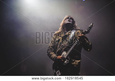 TOLMIN, SLOVENIA - JULY 26TH: SWEDISH BLACK METAL BAND MARDUK PERFORMING AT METALDAYS FESTIVAL ON JULY 26TH, 2016 IN TOLMIN, SLOVENIA