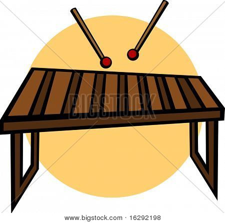 ksylofon wibrafon lub marimba instrument muzyczny