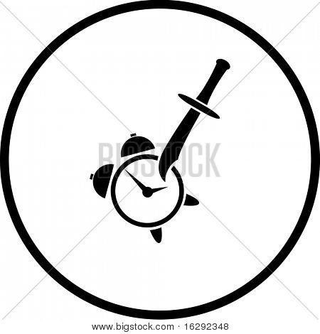 uccidendo il simbolo del tempo