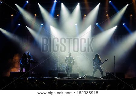 TOLMIN, SLOVENIA - JULY 27TH: METAL BAND DIE APOKALYPTISCHEN REITER PERFORMING AT METALDAYS FESTIVAL ON JULY 27TH, 2016 IN TOLMIN, SLOVENIA