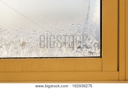 Frozen Window Glass