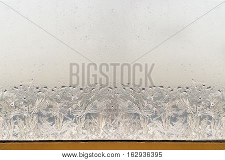 Frozen Window Glass