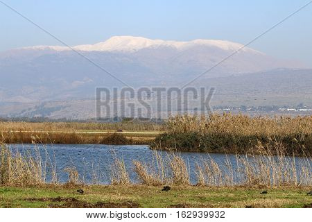 Hermon height reaches 2800 meters, the mountain is located in the north of Israel, where the lowest temperature in the country, the snow cover lasts almost all year round,