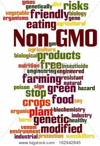 Non Gmo, Word Cloud Concept 4