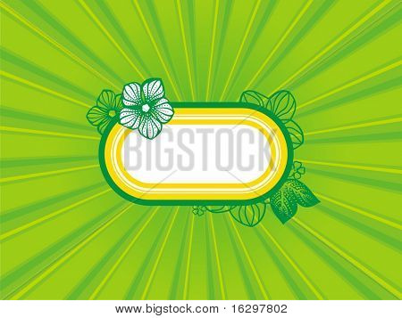 Primavera - fondo floral de vector de verano. Ilustración del vector.