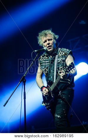 NOVI SAD, SERBIA - DECEMBER 10TH: PUNK BAND GOBLINI PERFORMING ON KONCERT GODINE 2016, IN NOVI SAD, SERBIA