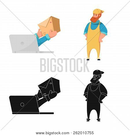 Vector Design Of Goods And Cargo Logo. Set Of Goods And Warehouse Stock Vector Illustration.
