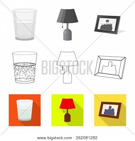 Vector Illustration Of Dreams And Night Logo. Set Of Dreams And Bedroom Stock Symbol For Web.