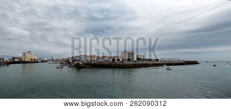 View Of The City Of Les Sables D'olonne In Vendee, France