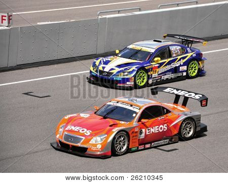 セパン - 6 月 20 日: スーパー ドライバー スーパー GT 国際間の位置のための戦いで