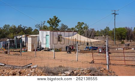 Typical Home For People Living On The Sapphire Gem Fields In Central Queensland Australia