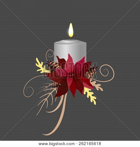 Christmas Decoration Isolated On White Background Vector