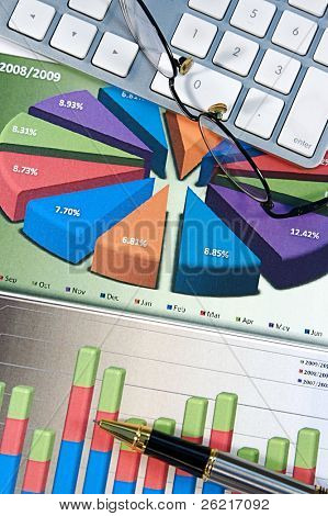 Grafici e diagrammi organizzativi di strategia aziendale