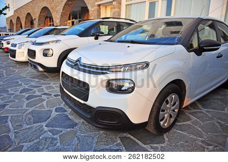 New Citroen Cars In The Street