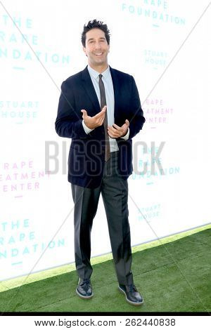 LOS ANGELES - OCT 7:  David Schwimmer at the Rape Foundation Annual Brunch at the Private Residence on October 7, 2018 in Beverly Hills, CA