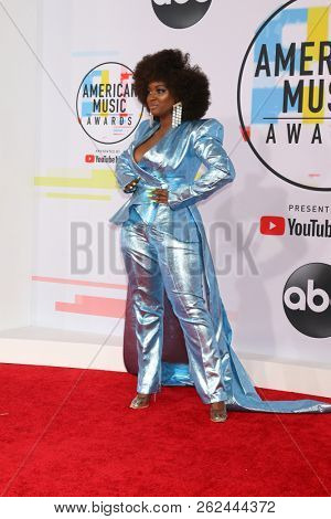 LOS ANGELES - OCT 9:  Amara La Negra at the 2018 American Music Awards at the Microsoft Theater on October 9, 2018 in Los Angeles, CA