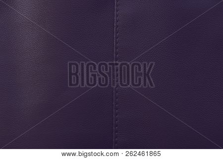 Leather Bags Jacket Texture Background Close-up Purple