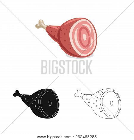 Vector Design Of Pub And Bar Sign. Set Of Pub And Interior Stock Vector Illustration.