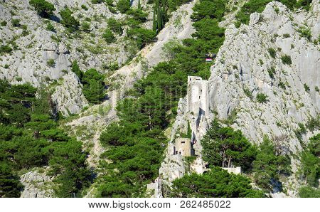 The Mirabella Fortress In Split-dalmatia County, Croatia.