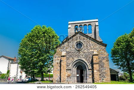 Saint Gal Church In Roffiac Village, The Cantal Department Of France
