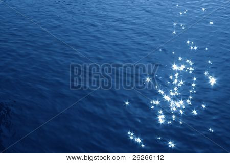 reflektion på vattnet