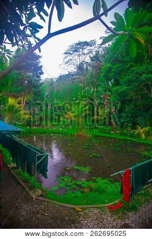 Pura Gunung Kawi Sebatu Temple In Bali, Indonesia. Bali Is An Indonesian Island And Known As A Touri