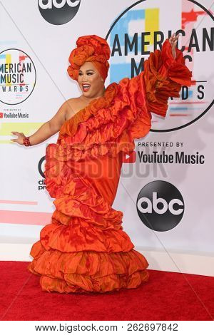 LOS ANGELES - OCT 9:  Patrick Starr at the 2018 American Music Awards at the Microsoft Theater on October 9, 2018 in Los Angeles, CA