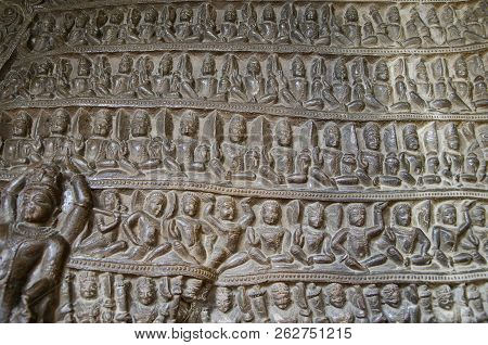 Varaha Temple, Sanctum - Sculpture, Western Group, Khajuraho, Madhya Pradesh, India Unesco World Her