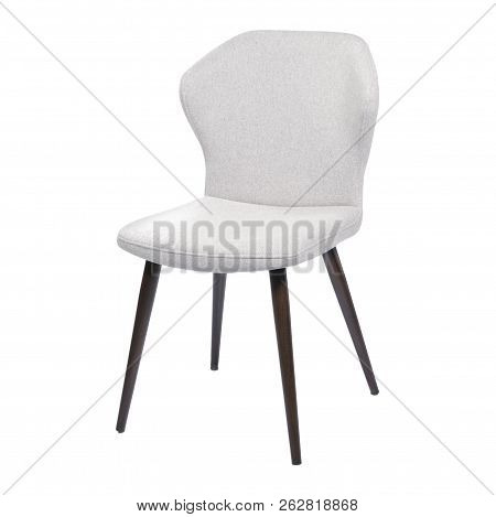 Designer The Chair On A White Background