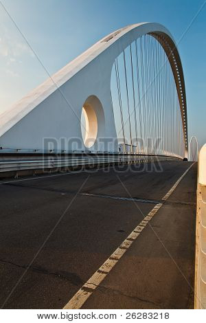 Arch Of Suspended Bridge