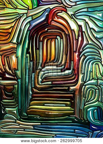 Waves Of Iridescent Glass