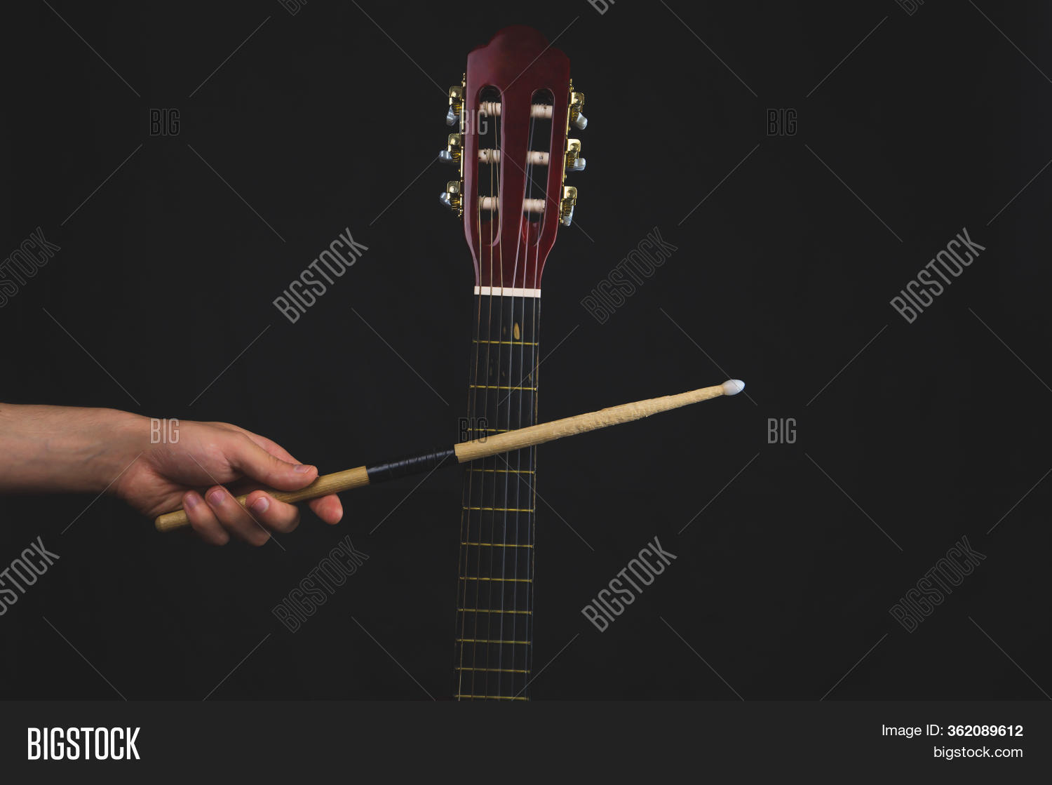 Drumstick Hand Guitar Image & Photo (Free Trial) Bigstock