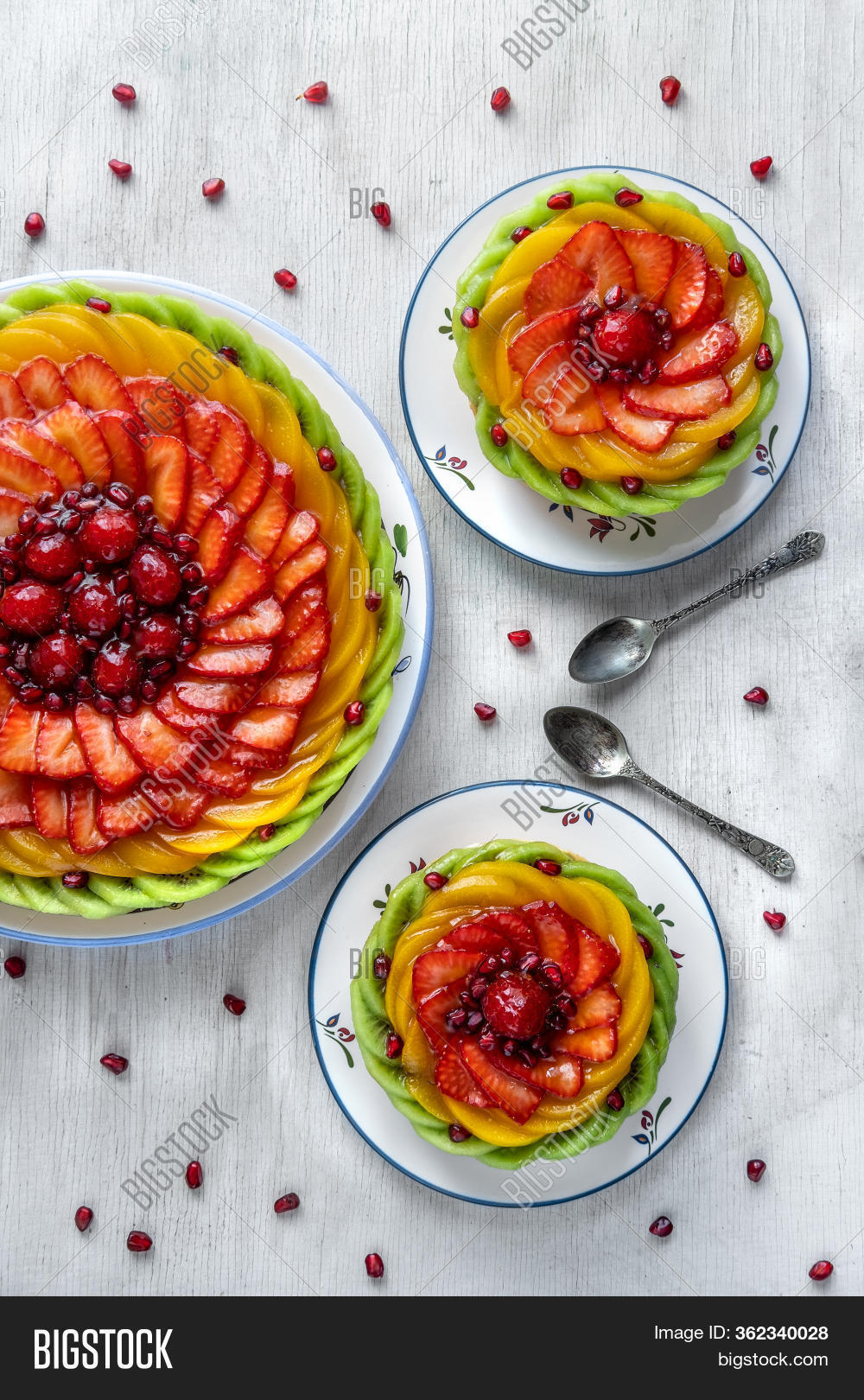 Fruit Tart Kiwi Image Photo Free Trial Bigstock