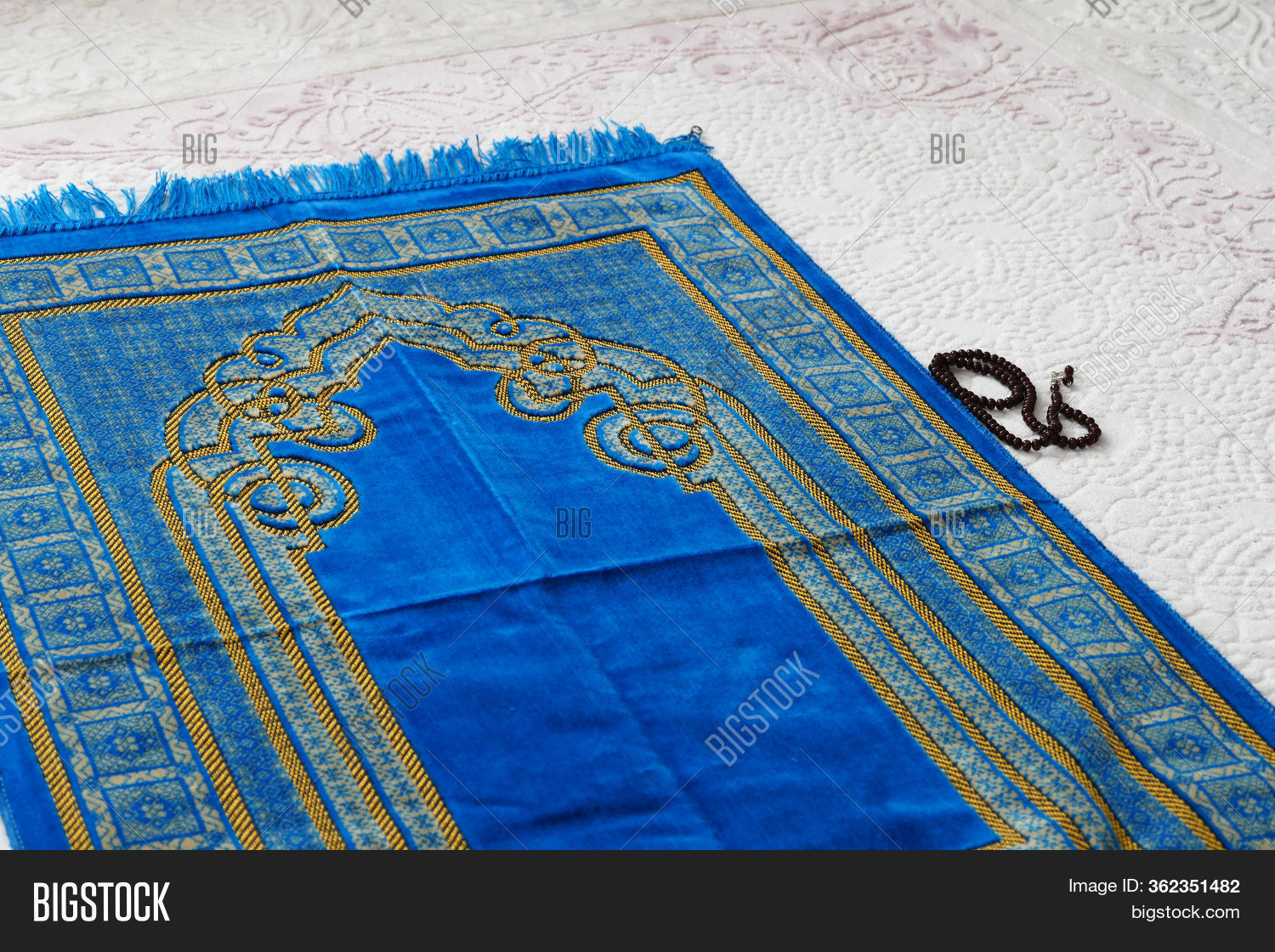 Prayer Rugs On Carpet Image & Photo (Free Trial) Bigstock