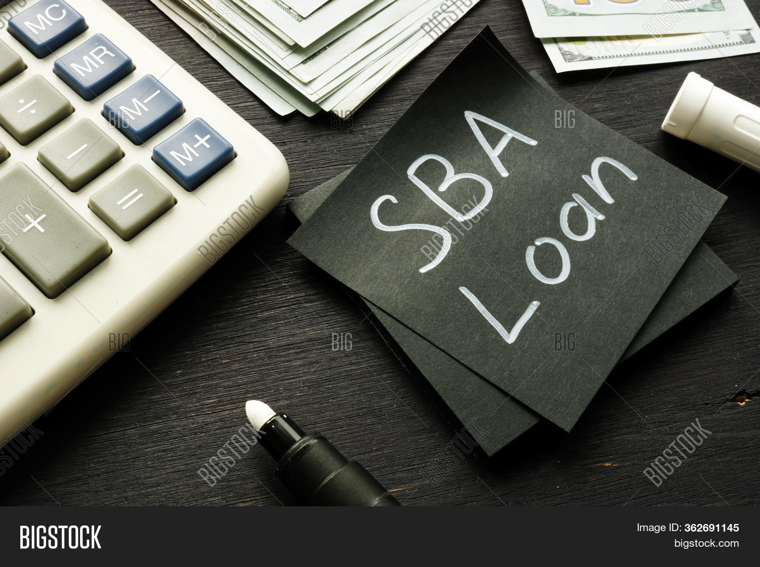 Sba Loan Handwritten Image & Photo (Free Trial) Bigstock