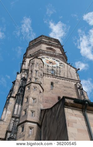 Stiftskirche (ทยาโบสถ์): นอร์ททาวเวอร์ (closeup ดู)