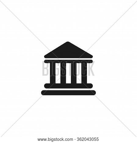 Bank Vector Icon . Lorem Ipsum Illustration Design
