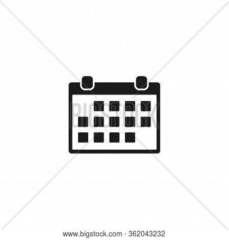 Calendar Iconvector Icon . Lorem Ipsum Illustration Design