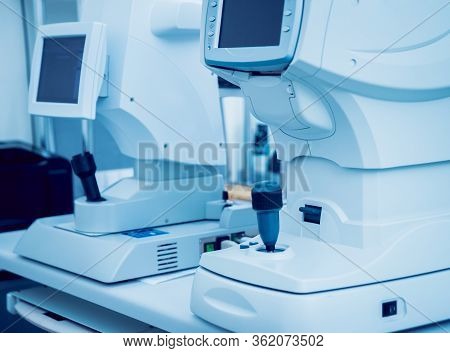 Ophthalmic Equipment. Medical Laboratory. Modern Medical Technology.