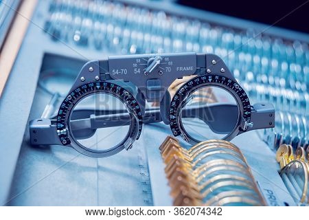 Ophthalmic Equipment. Medical Laboratory. Modern Medical Technology.