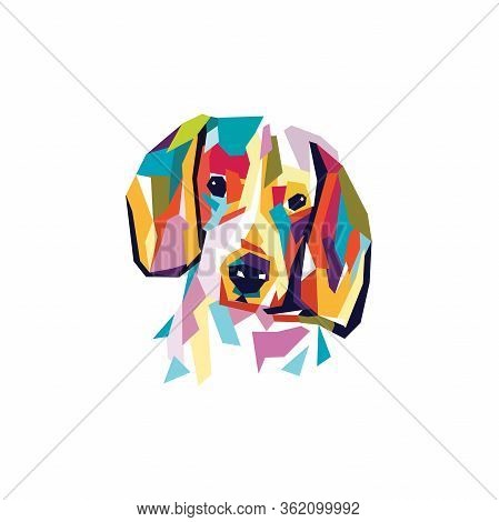 Simple Illustration Logo Design Logo With Wpap Style.