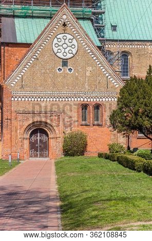 Path Leading To The Dom Church In Ratzeburg, Germany