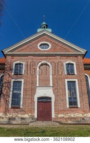 Front Of The Historic St. Petri Church In Ratzeburg, Germany