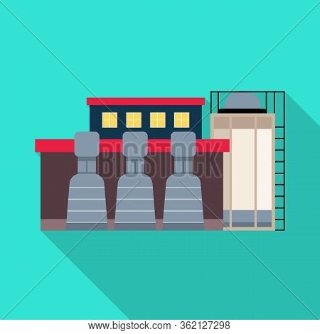Vector Illustration Of Factory And Manufacture Icon. Set Of Factory And City Stock Vector Illustrati