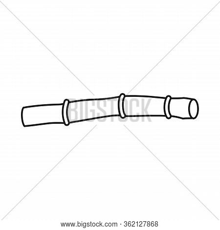 Vector Design Of Stem And Sugar Sign. Web Element Of Stem And Cane Vector Icon For Stock.