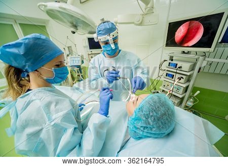 Endoscopic Sinus Surgery. Laser Vaporization Of Nasal Concha