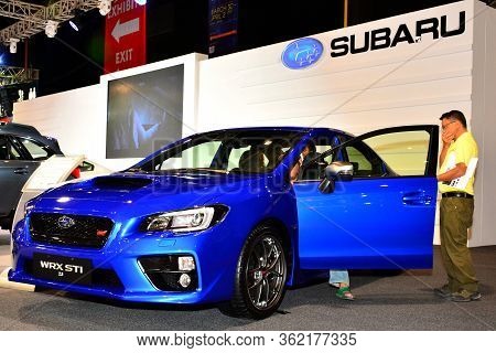Pasay, Ph - Apr 1- Subaru Wrx Sti At Manila International Auto Show On April 1, 2017 In Pasay, Phili