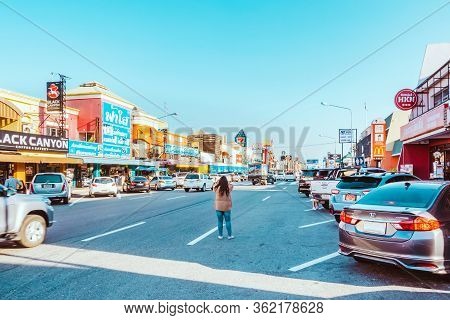 Chachoengsao/thailand-november 23,2019: View Of The Good Place For Tourists When Want To Find Some D